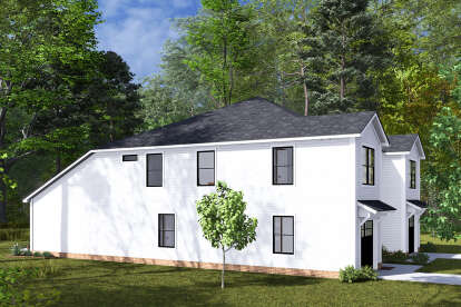 Modern House Plan #4848-00460 Elevation Photo