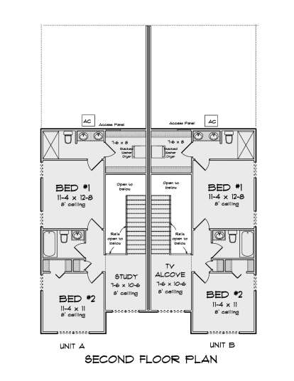 Second Floor for House Plan #4848-00460