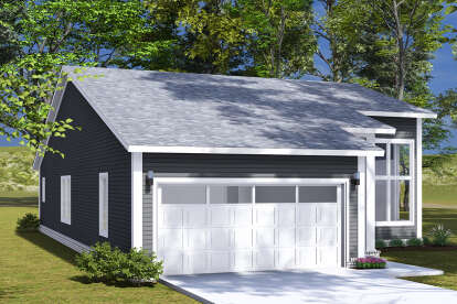 Modern House Plan #4848-00461 Elevation Photo