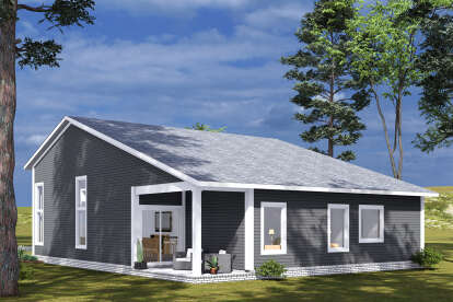 Modern House Plan #4848-00461 Elevation Photo