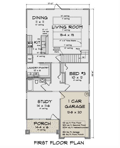 Main Floor  for House Plan #4848-00462