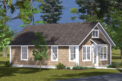 Cottage House Plan #4848-00464 Elevation Photo