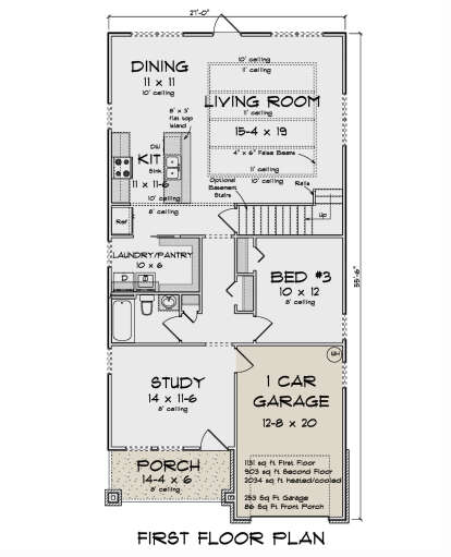 Main Floor  for House Plan #4848-00465