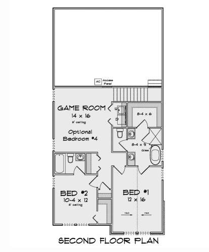 Second Floor for House Plan #4848-00465