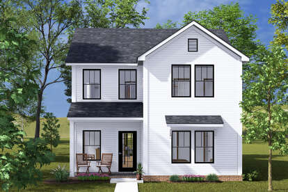 Traditional House Plan #4848-00466 Elevation Photo