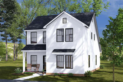 Traditional House Plan #4848-00466 Elevation Photo