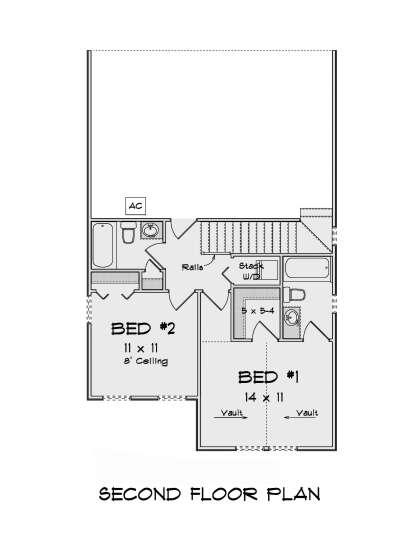 Second Floor for House Plan #4848-00466