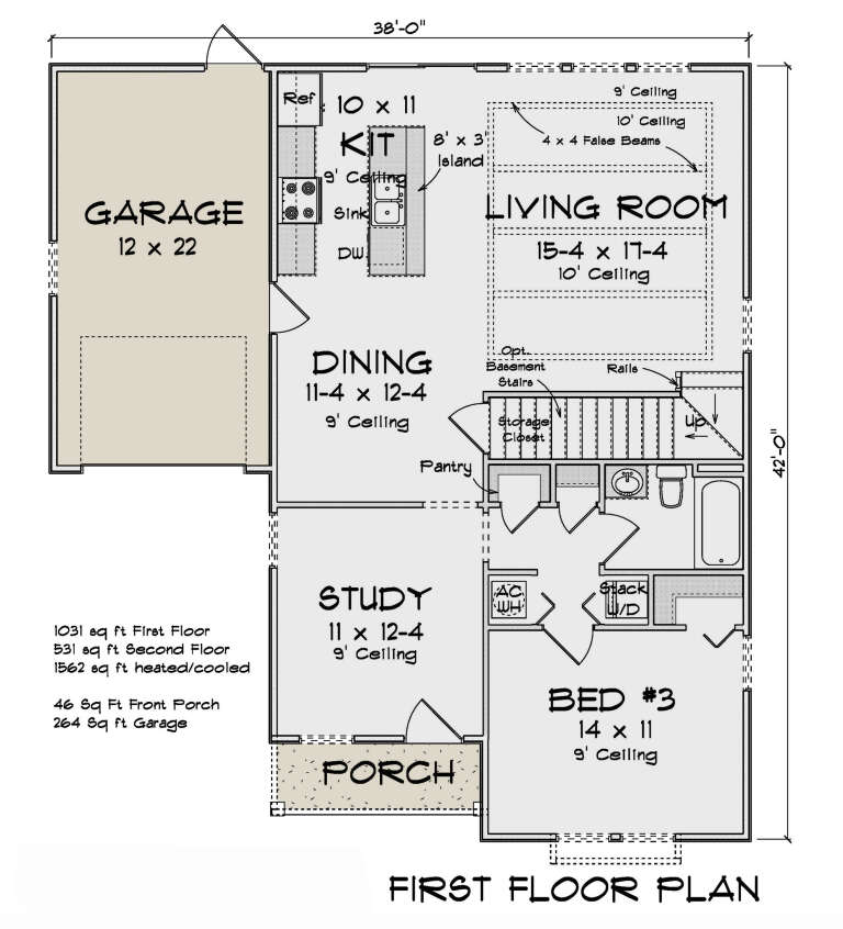 House Plan House Plan #32773 Drawing 1
