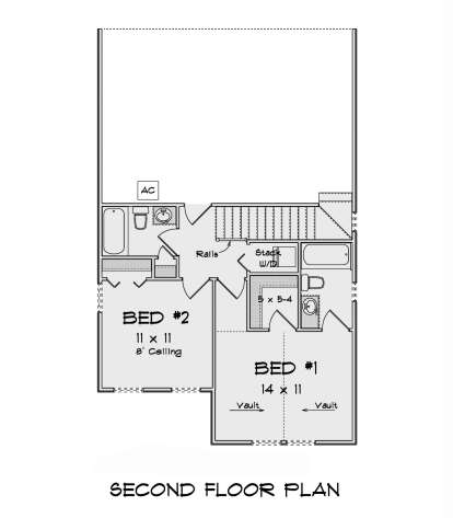 Second Floor for House Plan #4848-00467
