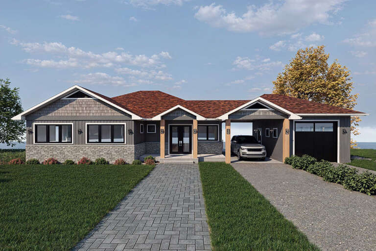 House Plan House Plan #32775 Front Elevation 