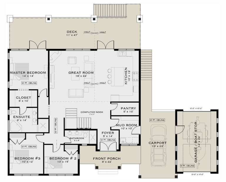 House Plan House Plan #32775 Drawing 1