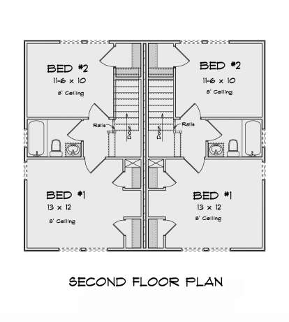 Second Floor for House Plan #4848-00469