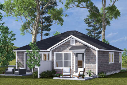 Cottage House Plan #4848-00470 Elevation Photo