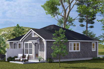 Cottage House Plan #4848-00470 Elevation Photo