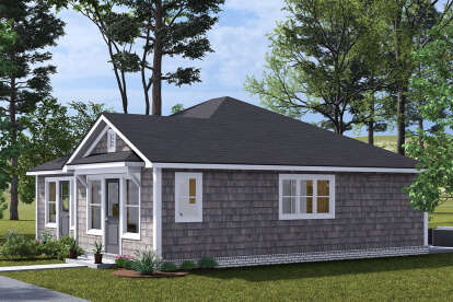 Cottage House Plan #4848-00470 Elevation Photo