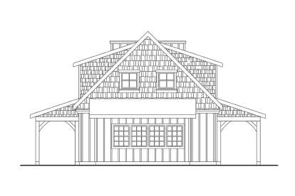 Craftsman House Plan #035-01134 Elevation Photo