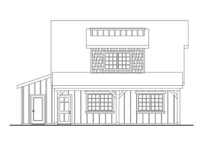 Craftsman House Plan #035-01134 Elevation Photo