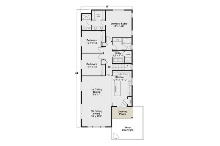 House Plan House Plan #32780 Drawing 1