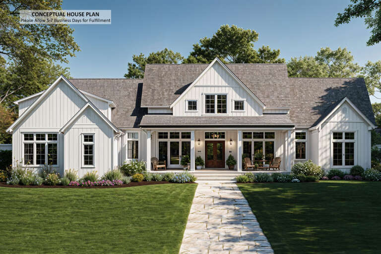 House Plan House Plan #32782 Front Elevation 
