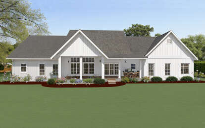 Modern Farmhouse House Plan #6849-00170 Elevation Photo