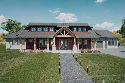 Craftsman House Plan #5984-00023 Elevation Photo