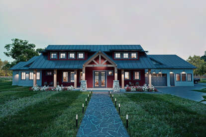 Craftsman House Plan #5984-00023 Elevation Photo