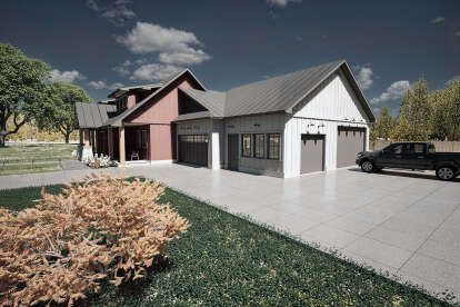 Craftsman House Plan #5984-00023 Elevation Photo