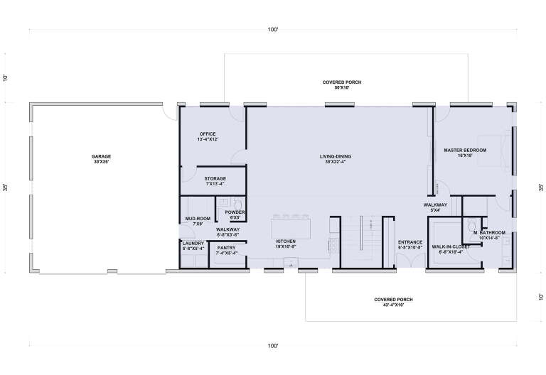 House Plan House Plan #32785 Drawing 1