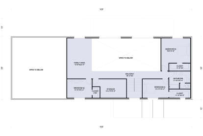 Second Floor for House Plan #625-00034