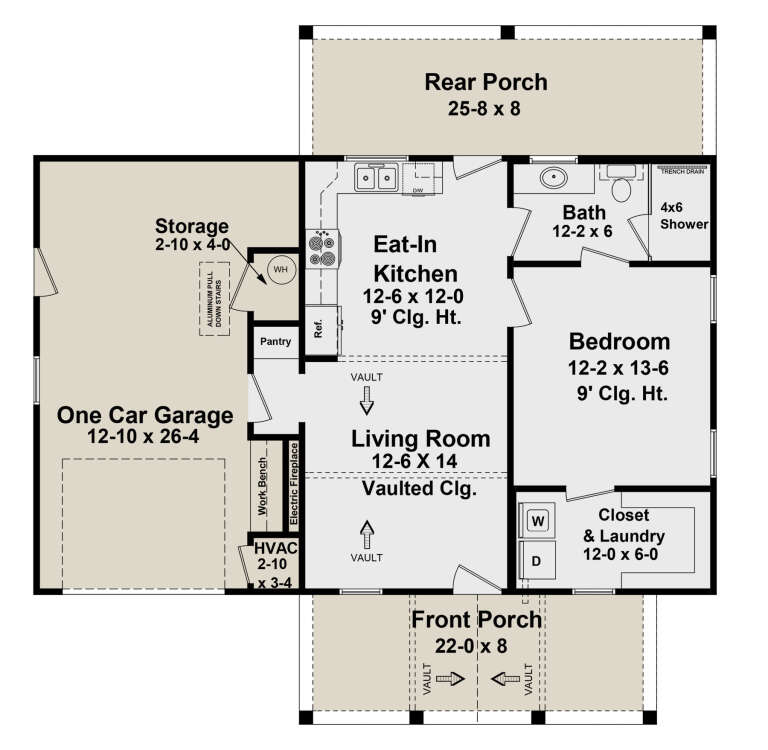 House Plan House Plan #32786 Drawing 1