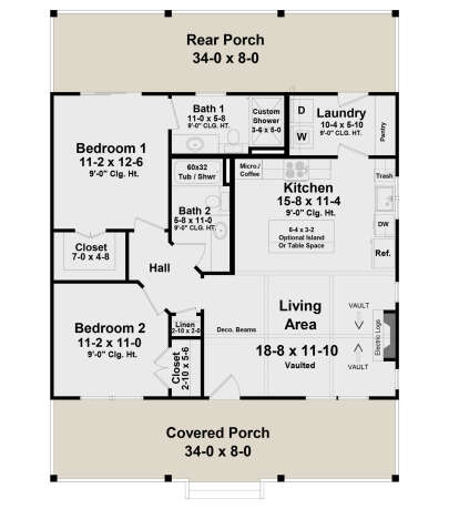 Main Floor  for House Plan #348-00333