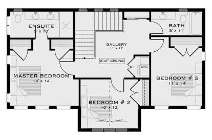 Second Floor for House Plan #5984-00024