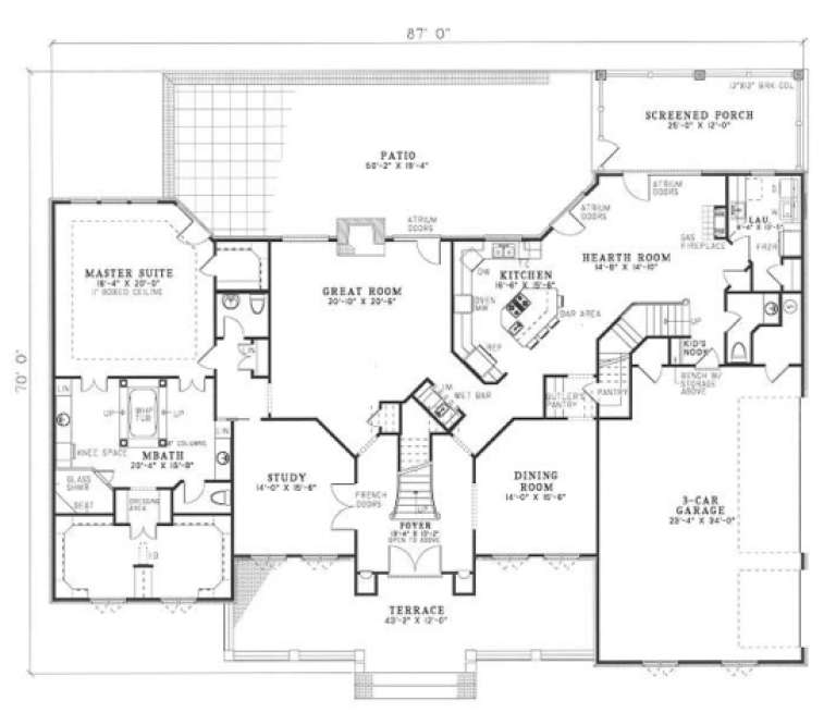 House Plan House Plan #3279 Drawing 1