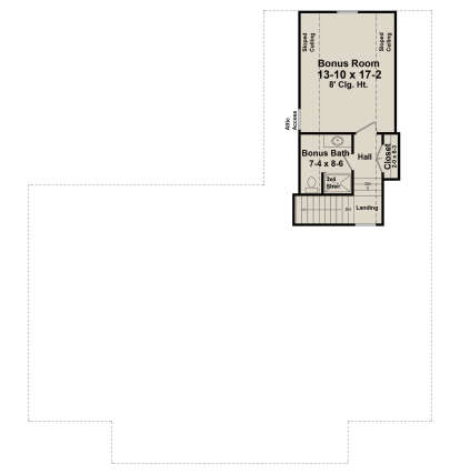 Bonus Room for House Plan #348-00335