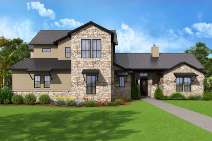 Contemporary House Plan #9300-00131 Elevation Photo