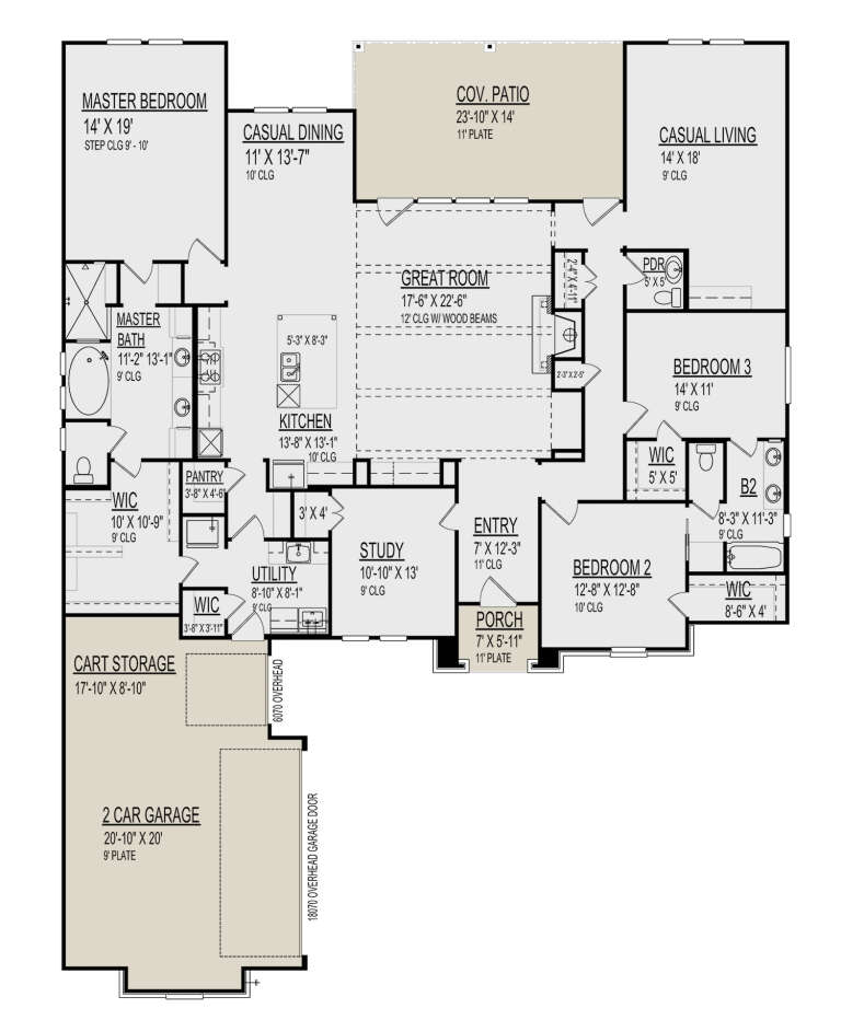 House Plan House Plan #32794 Drawing 1