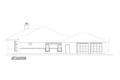 European House Plan #9300-00134 Elevation Photo