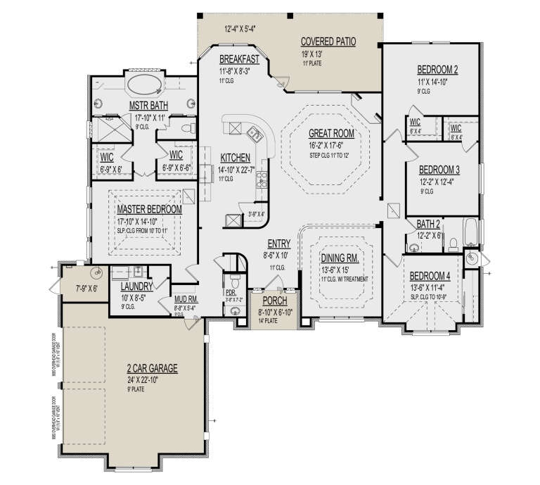 House Plan House Plan #32795 Drawing 1