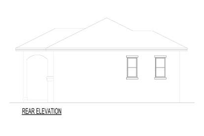Southwest House Plan #9300-00136 Elevation Photo