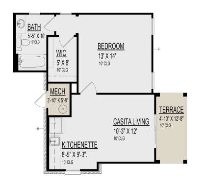 Main Floor  for House Plan #9300-00136