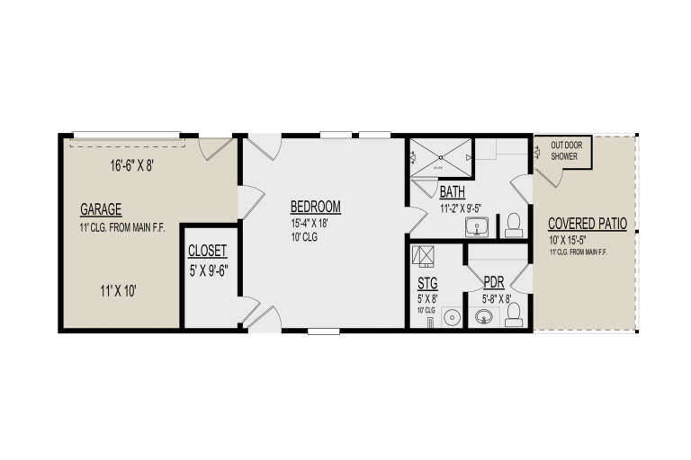 House Plan House Plan #32798 Drawing 1