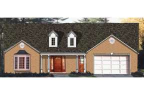 Country House Plan #033-00089 Elevation Photo