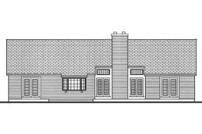 Country House Plan #033-00089 Elevation Photo