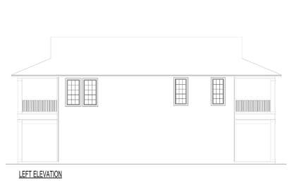 Coastal House Plan #9300-00139 Elevation Photo