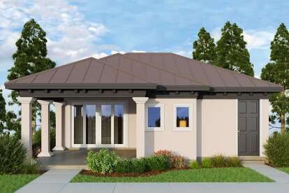 Mediterranean House Plan #9300-00141 Elevation Photo