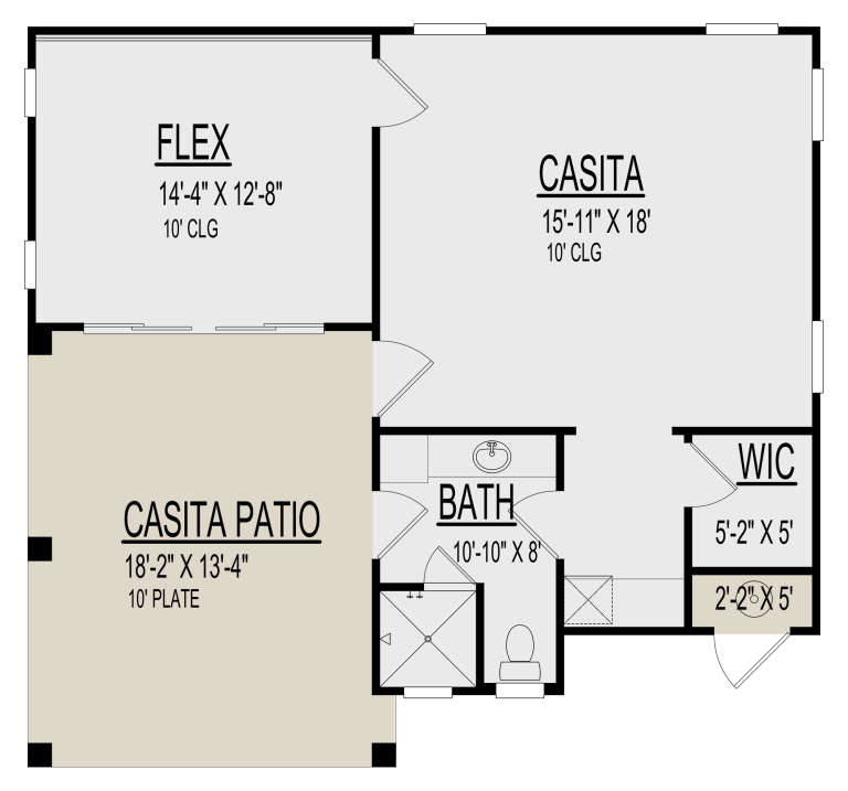House Plan House Plan #32802 Drawing 1