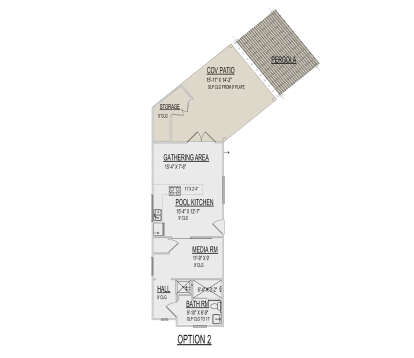 Alternate Main Floor Layout for House Plan #9300-00143