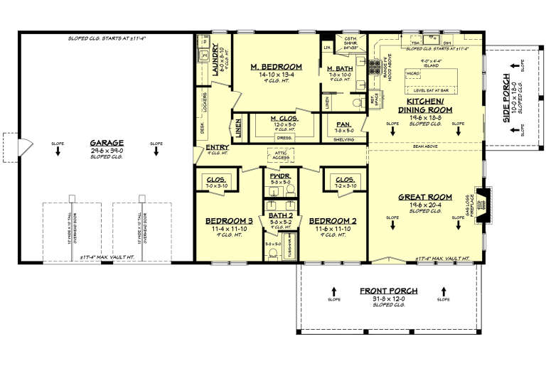 House Plan House Plan #32807 Drawing 1