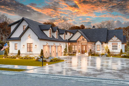 Modern Farmhouse House Plan #699-00404 Elevation Photo
