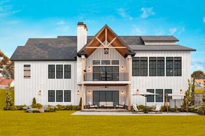 Modern Farmhouse House Plan #699-00404 Elevation Photo